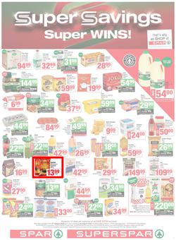 SPAR & SUPERSPAR Western Cape : Super Savings (07 August - 24 August 2025), page 1