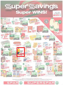 SPAR & SUPERSPAR Western Cape : Super Savings (07 August - 24 August 2025), page 1