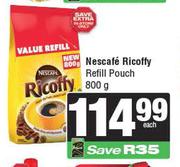 Nescafe Ricoffy Refill Pouch-800g Each