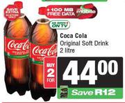 Coca Cola Original Soft Drink-For 2 x 2L
