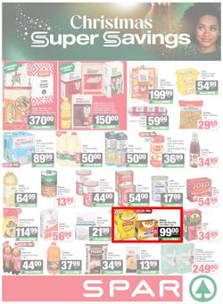 SPAR & SUPERSPAR Western Cape : Christmas Super Savings (21 October - 09 November 2025), page 1