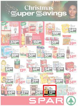 SPAR & SUPERSPAR Western Cape : Christmas Super Savings (21 October - 09 November 2025), page 1
