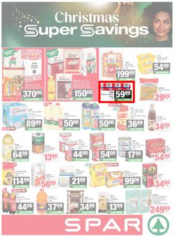 SPAR & SUPERSPAR Western Cape : Christmas Super Savings (21 October - 09 November 2025), page 1