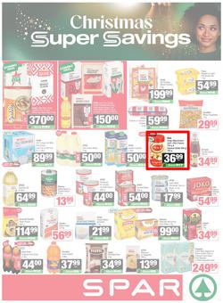 SPAR & SUPERSPAR Western Cape : Christmas Super Savings (21 October - 09 November 2025), page 1