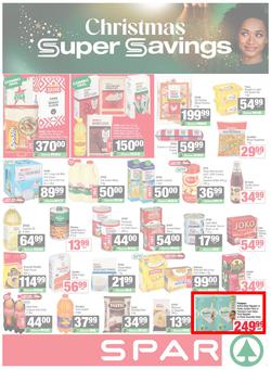 SPAR & SUPERSPAR Western Cape : Christmas Super Savings (21 October - 09 November 2025), page 1