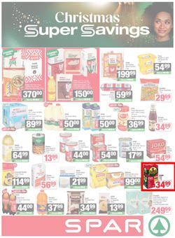 SPAR & SUPERSPAR Western Cape : Christmas Super Savings (21 October - 09 November 2025), page 1
