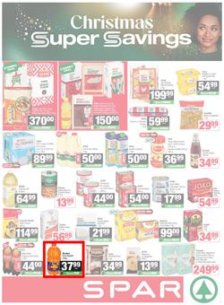 SPAR & SUPERSPAR Western Cape : Christmas Super Savings (21 October - 09 November 2025), page 1