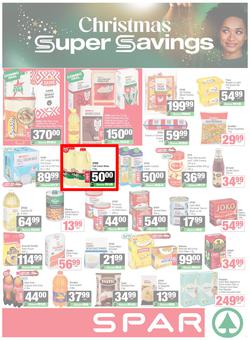 SPAR & SUPERSPAR Western Cape : Christmas Super Savings (21 October - 09 November 2025), page 1