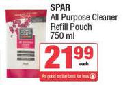 Spar All Purpose Cleaner Refill Pouch-750ml