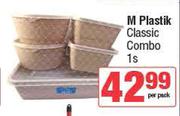 M Plastic Classic Combo-Per Pack 