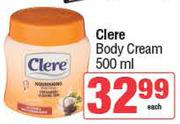 Clere Body Cream-500ml