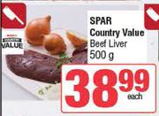 Spar Country Value Beef Liver-500g