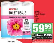 Spar Toilet Tissue Mini (1 Ply)-18's Pack