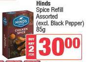Hinds Spice Refill Assorted (Excl. Black Pepper)-For Any 2 x 85g