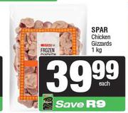 Spar Chicken Gizzards-1Kg Each