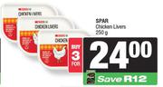 Spar Chicken Livers-For 3 x 250g