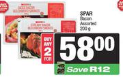 Spar Bacon Assorted-For 2 x 200g