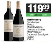 Hartenberg Doorkeeper Shiraz,Merlot Malbec,Grenache Shiraz Mourvedre Or Cabernet Sauv Shirz-750ml Ea