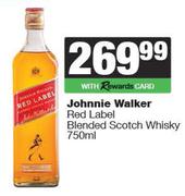 Johhnie Walker Red Label Blended Scotch Whisky-750ml