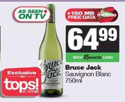 Bruce Jack Sauvignon Blanc-750ml Each