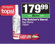 The Butcher's Barrel Red Blend-750ml