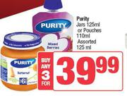 Purity Jars 125ml Or Pouches 110ml Assorted 125ml-For Any 3