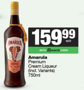 Amarula Premium Cream Liqueur (Incl.Variants)-750ml Each