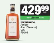 Inverroche Amber Gin (Incl.Flavours)-750ml
