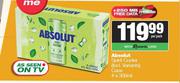 Absolut Spirit Cooler Cans (Incl.Variants)-4 x 300ml Per Pack