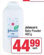 Johnson's Baby Powder-400g Each