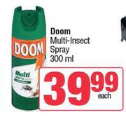 Doom Multi Insect Spray-300ml Each
