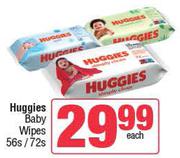 Huggies Baby Wipes-56s/72s Each