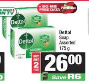 Dettol Soap Assorted-For 2 x 175g