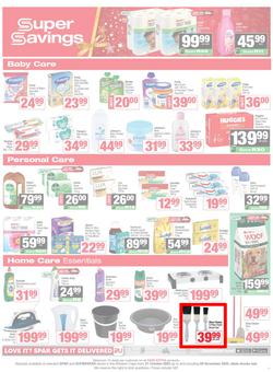 SPAR & SUPERSPAR Western Cape : Christmas Super Savings (21 October - 09 November 2025), page 11