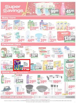 SPAR & SUPERSPAR Western Cape : Christmas Super Savings (21 October - 09 November 2025), page 11