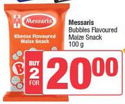 Messaris Bubbles Flavoured Maize Snack-For 2 x 100g