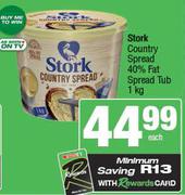 Stork Country Spread 40% Fat Spread Tub-1kg
