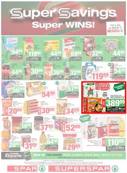 SPAR & SUPERSPAR Western Cape : Super Savings (22 July - 06 August 2025), page 1