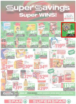 SPAR & SUPERSPAR Western Cape : Super Savings (22 July - 06 August 2025), page 1