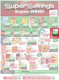 SPAR & SUPERSPAR Western Cape : Super Savings (22 July - 06 August 2025), page 1