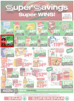 SPAR & SUPERSPAR Western Cape : Super Savings (22 July - 06 August 2025), page 1