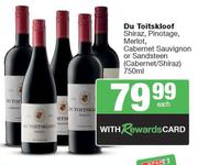 Du Toitskloof Shiraz, Pinotage, Merlot, Cabernet Sauvignon Or Sandsteen (Cabernet/Shiraz)-750ml Each