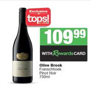 Olive Brook Franschhoek Pinot Noir-750ml