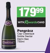 Pongracz Cap Classique Noble Nectar Demi Sec-750ml