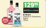 El Bravo Original Or Strawberry Agave-750ml