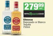 Olmeca Reposado Or Blanco Tequila-750ml Each