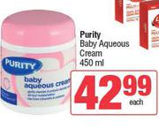 Purity Baby Aqueous Cream-450ml 