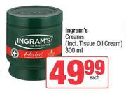 Ingram's Creams (incl. Tissue Oil Cream)-300ml