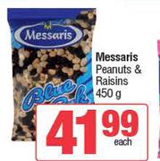 Messaris Peanuts & Raisins-450g