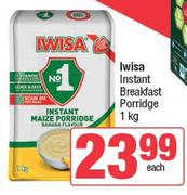 Iwisa Instant Breakfast Porridge-1kg
